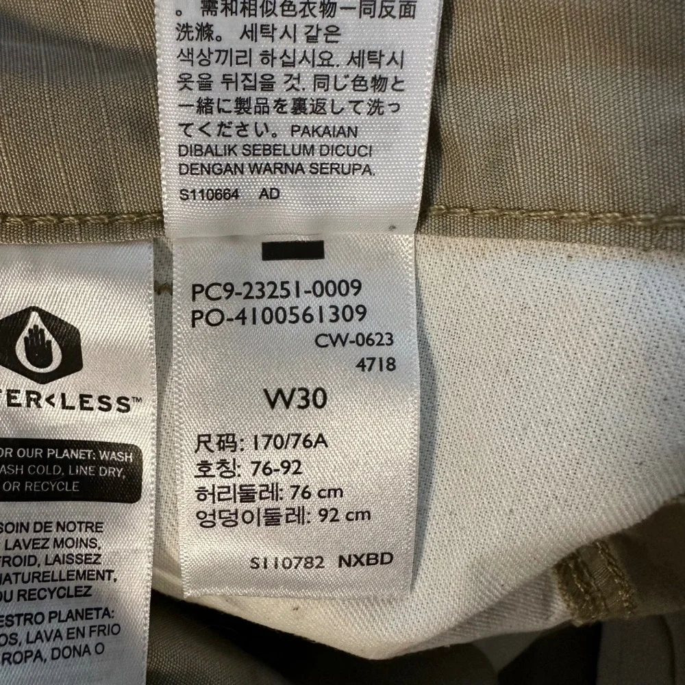 Levi Strauss Cargo Shorts Mens 30 Tan Ripstop 10